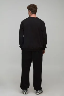 Sweat-shirt Basique Coupe Regular Col Rond