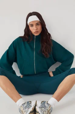 Sweat-shirt Bomber DSGN Studio Sport à Col Montant et Fermeture Zippée