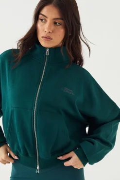 Sweat-shirt Bomber DSGN Studio Sport à Col Montant et Fermeture Zippée