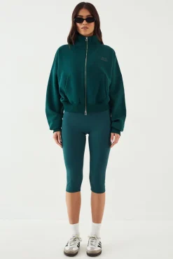 Sweat-shirt Bomber DSGN Studio Sport à Col Montant et Fermeture Zippée