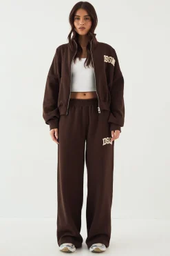 DSGN Studio Sweatshirt Bomber avec Appliqué Cordon et Fermeture Éclair<Femme Sweats À Capuche Et Sweatshirts|Dsgn Studio