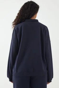 Sweat-shirt à Col Brodé DSGN Studio