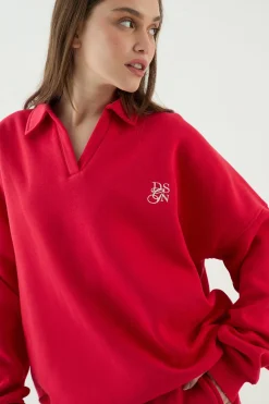 DSGN Studio Sweat-shirt À Col<Femme Sweats À Capuche Et Sweats|Dsgn Studio