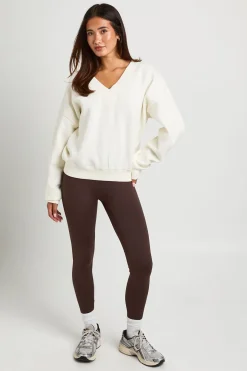 Sweat-shirt À Col En V