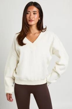 Sweat-shirt À Col En V