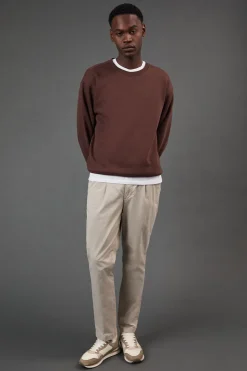 Burton Sweat-shirt Col Rond Marron<Homme Sweats À Capuche Et Sweatshirts|Sweats À Capuche Et Sweats