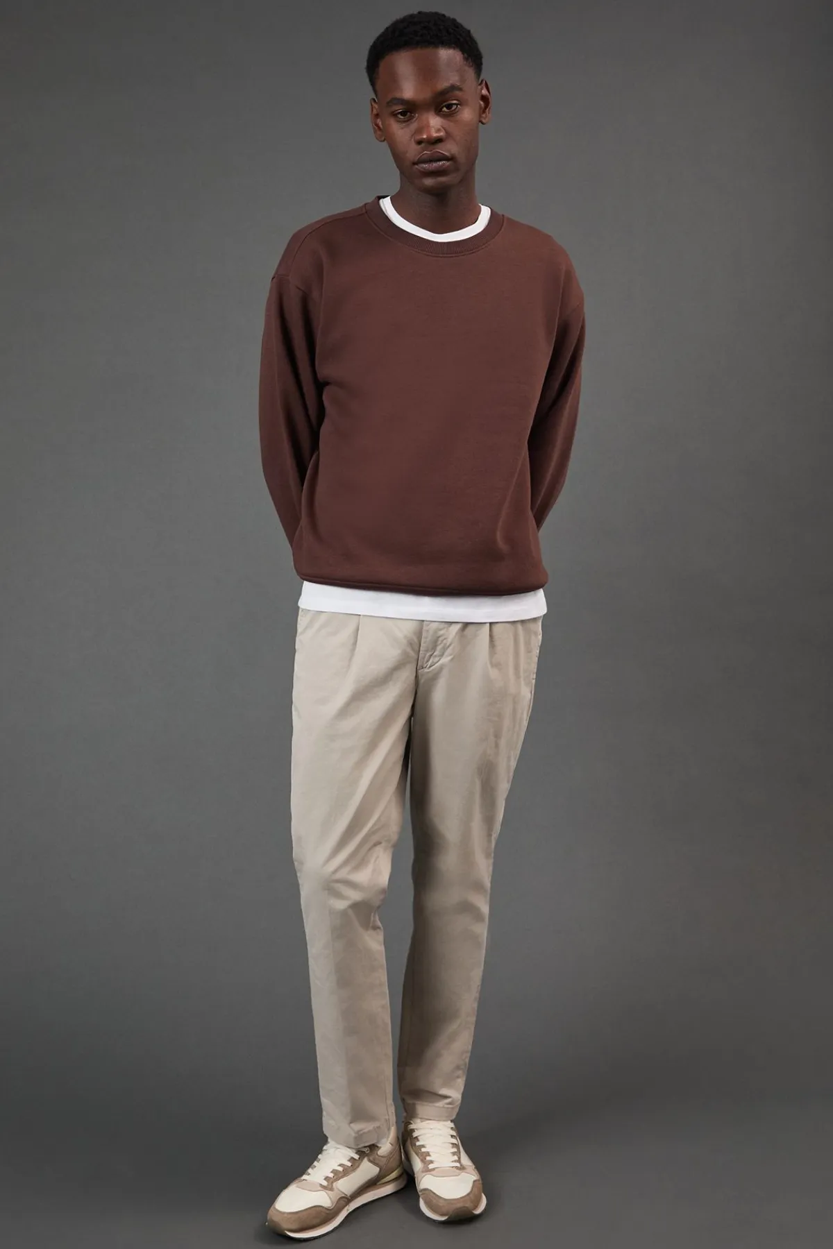 Burton Sweat-shirt Col Rond Marron<Homme Sweats À Capuche Et Sweatshirts|Sweats À Capuche Et Sweats