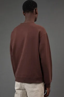 Burton Sweat-shirt Col Rond Marron<Homme Sweats À Capuche Et Sweatshirts|Sweats À Capuche Et Sweats