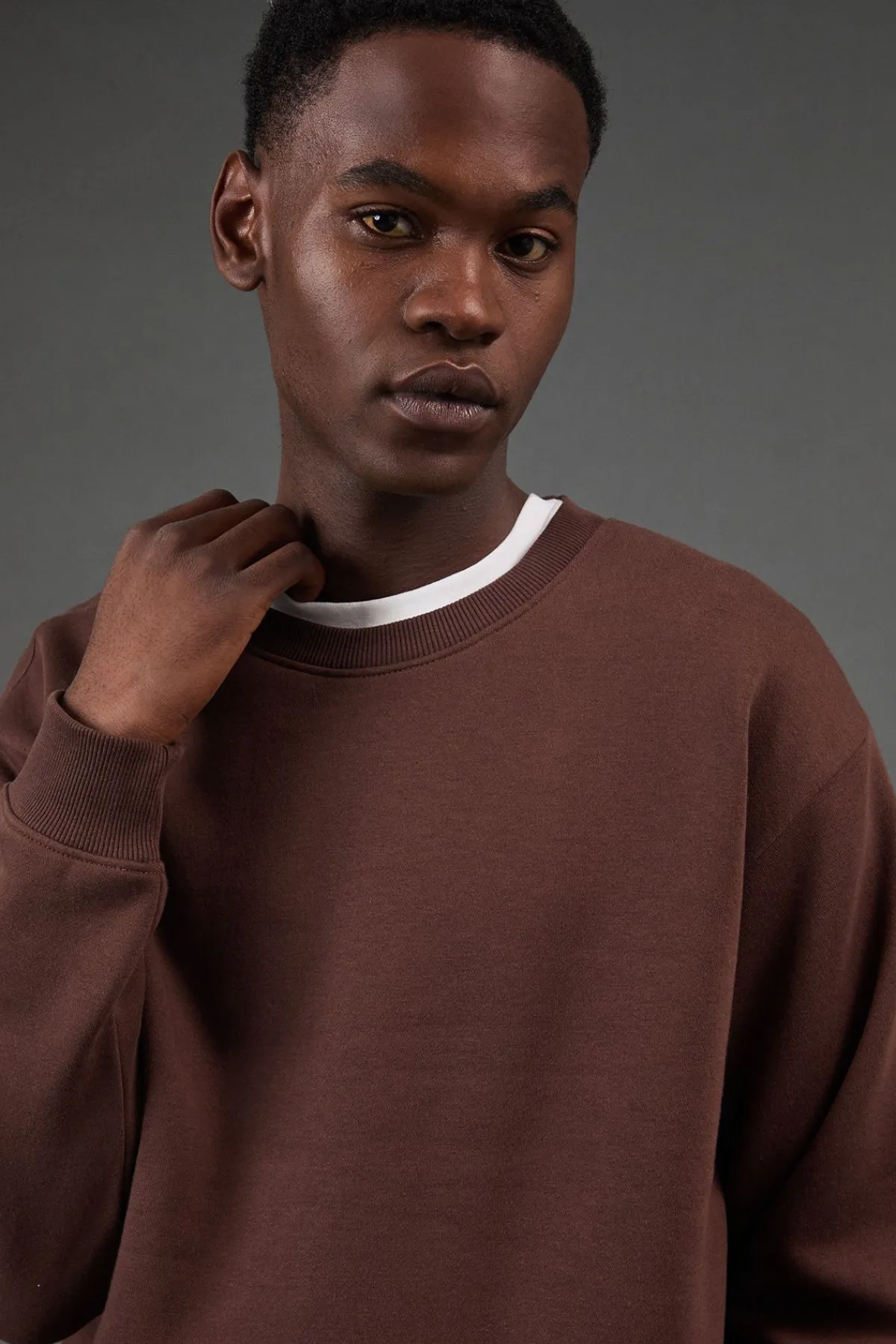 Burton Sweat-shirt Col Rond Marron<Homme Sweats À Capuche Et Sweatshirts|Sweats À Capuche Et Sweats