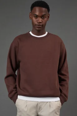 Burton Sweat-shirt Col Rond Marron<Homme Sweats À Capuche Et Sweatshirts|Sweats À Capuche Et Sweats
