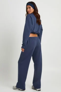 boohoo Sweat-shirt Col Rond À Ourlet Bulle En Molleton Bouclette<Femme Sweats À Capuche Et Sweats|Athleisure
