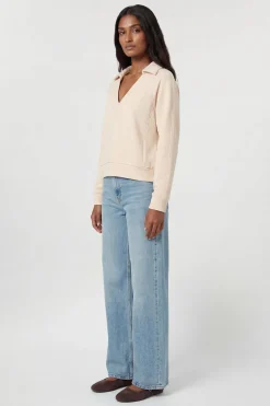 KarenMillen Sweat-shirt Col V Luxe Premium<Femme Loungewear|Ensembles