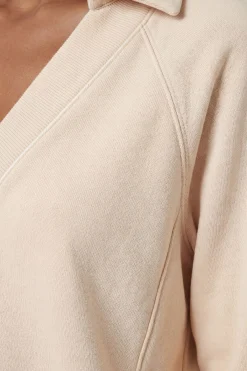 KarenMillen Sweat-shirt Col V Luxe Premium<Femme Loungewear|Ensembles