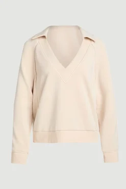 KarenMillen Sweat-shirt Col V Luxe Premium<Femme Loungewear|Ensembles