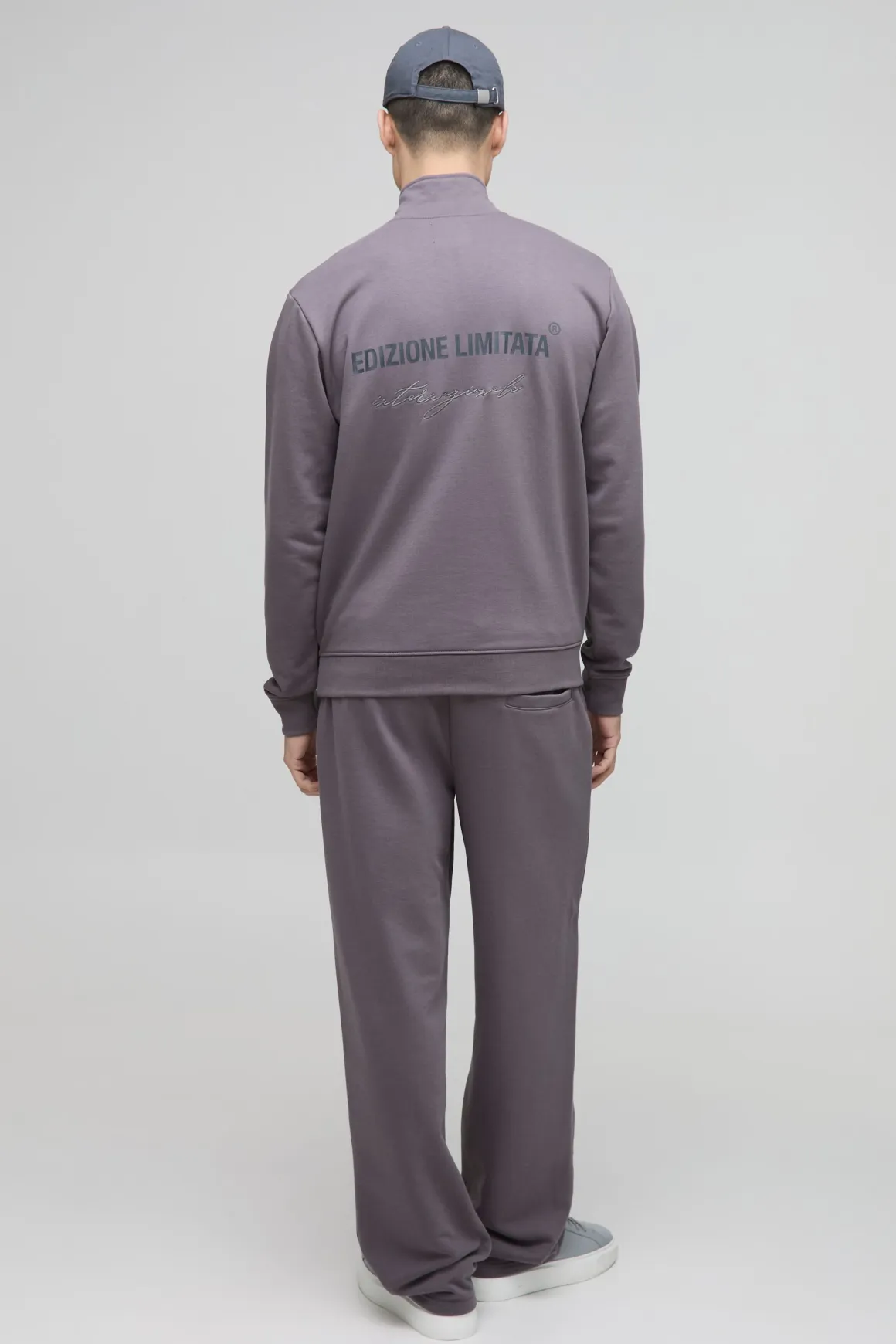 Sweat-shirt à coupe régulière Edizione Heavyweight zippé à col entonnoir