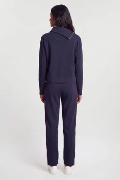 KarenMillen Sweat-shirt Décontracté En Mélange Viscose Avec Détail Zip<Femme Loungewear|Ensembles