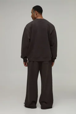 Sweat-shirt Délavé Oversize Lourd 480 G/m²