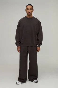 Sweat-shirt Délavé Oversize Lourd 480 G/m²