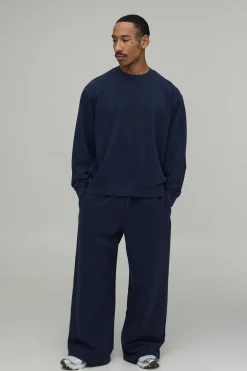 Sweat-shirt Délavé Oversize Poids Lourd 480 G/m²
