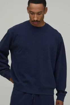 Sweat-shirt Délavé Oversize Poids Lourd 480 G/m²