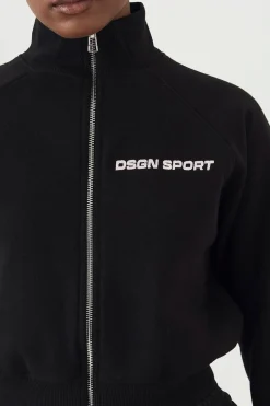 DSGN Studio Sweatshirt Sport Col Cheminée Raglan Bomber<Femme Sweats À Capuche Et Sweatshirts|Dsgn Studio