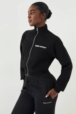 DSGN Studio Sweatshirt Sport Col Cheminée Raglan Bomber<Femme Sweats À Capuche Et Sweatshirts|Dsgn Studio