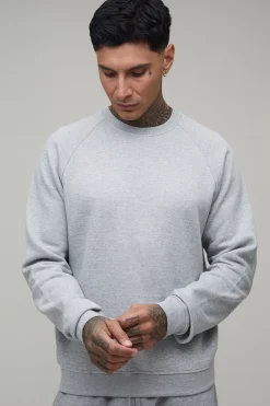 Sweat-shirt Essentiel Coupe Regular À Manches Raglan Tall