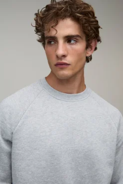 boohooMAN Sweat-shirt Essentiel À Manches Raglan Coupe Regular<Homme Tout Afficher|Sweats À Capuche Grande Taille