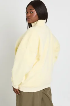 boohoo Sweat-shirt Grande Taille Demi-zip<Femme Sweats À Capuche Et Sweats|Sweats À Capuche Et Sweatshirts