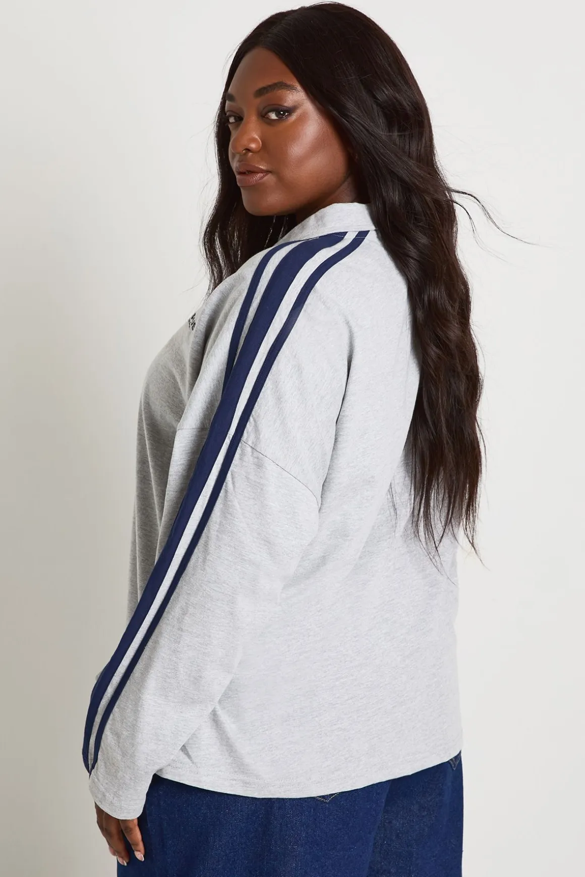 Sweat-shirt Grande Taille À Manches Longues