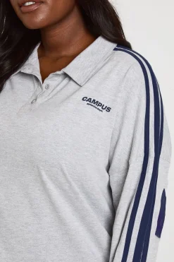 Sweat-shirt Grande Taille À Manches Longues