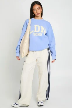 boohoo Sweat-shirt Imprimé London Effet Délavé<Femme Sweats À Capuche Et Sweats|Athleisure