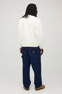 boohooMAN Sweat-shirt Imprimé Wu-tang Sous Licence Coupe Oversize<Homme Sweats À Capuche Et Sweatshirts|Sweats À Capuche Et Sweats