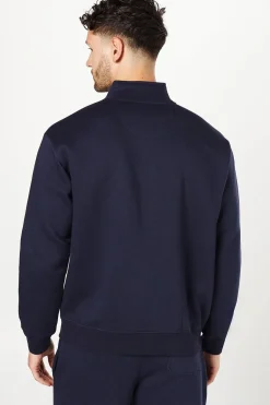 Sweat-shirt Jersey à Demi-Fermeture Éclair