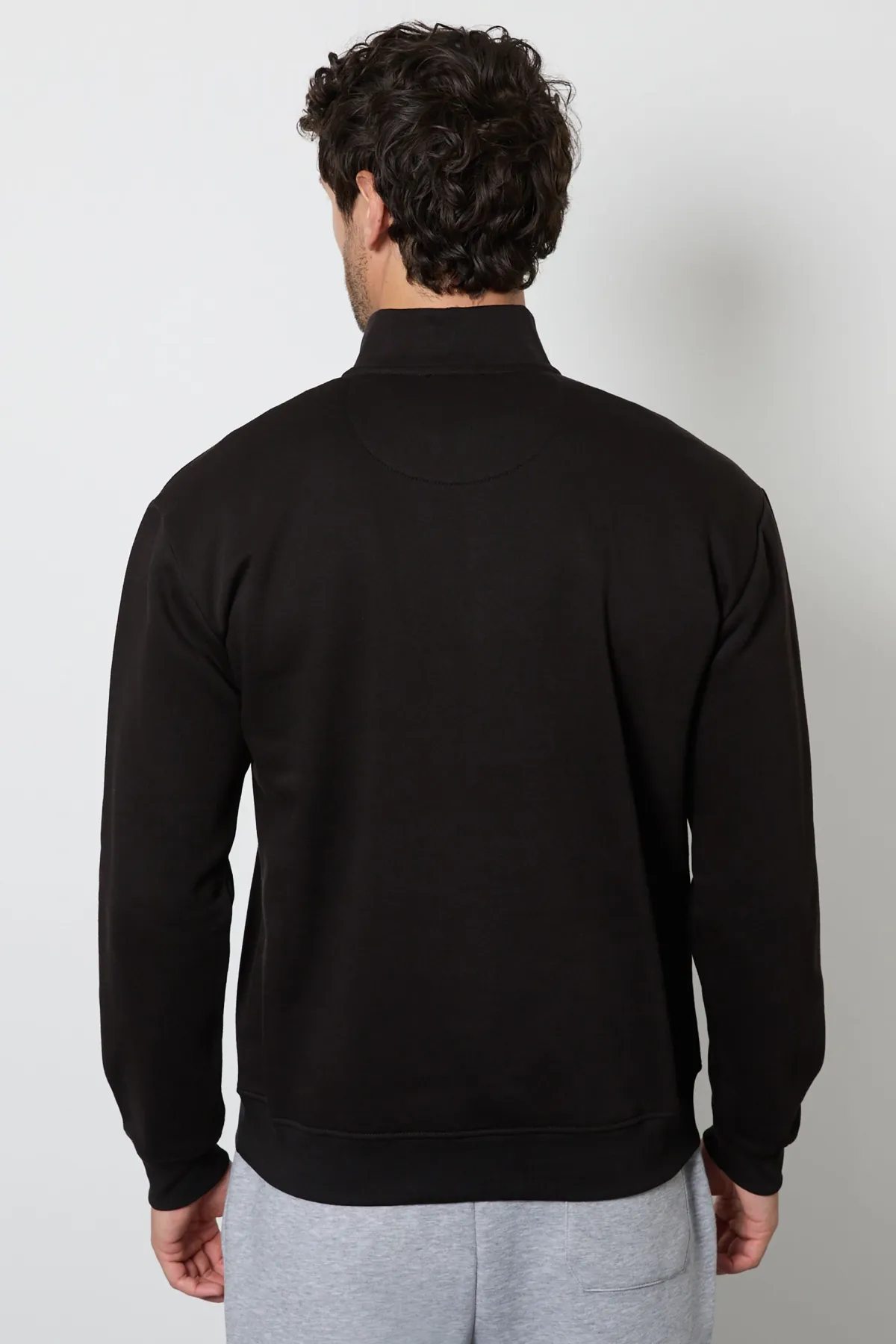 Burton Sweatshirt Jersey Noir à Demi-Zip<Homme Sweats À Capuche Et Sweatshirts|Sweats À Capuche Et Sweats