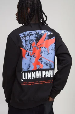 Sweat-shirt Linkin Park Imprimé Sous Licence Coupe Regular