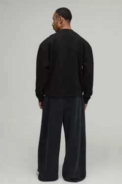 boohooMAN Sweat-shirt Oversize Coupe Boxy À Slogan Imprimé Sex<Homme Sweats À Capuche Et Sweatshirts|Sweats À Capuche Et Sweats