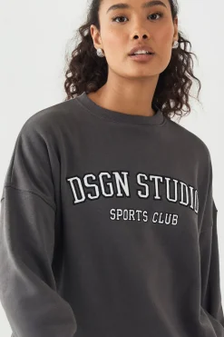 Sweatshirt Oversize à Appliqué DSGN Studio