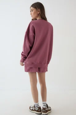 Sweat-shirt Oversize À Appliqué Collegiate Dsgn Studio