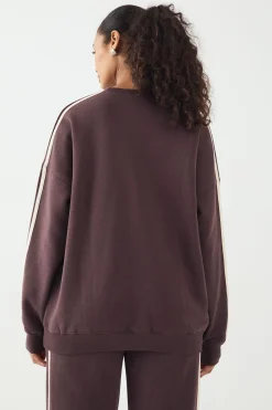 Sweat-shirt Oversize à Bandes Latérales DSGN Studio