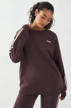 Sweat-shirt Oversize à Bandes Latérales DSGN Studio