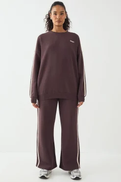 Sweat-shirt Oversize à Bandes Latérales DSGN Studio