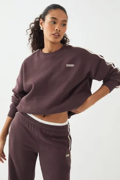 Sweat-shirt Oversize à Bandes Latérales DSGN Studio