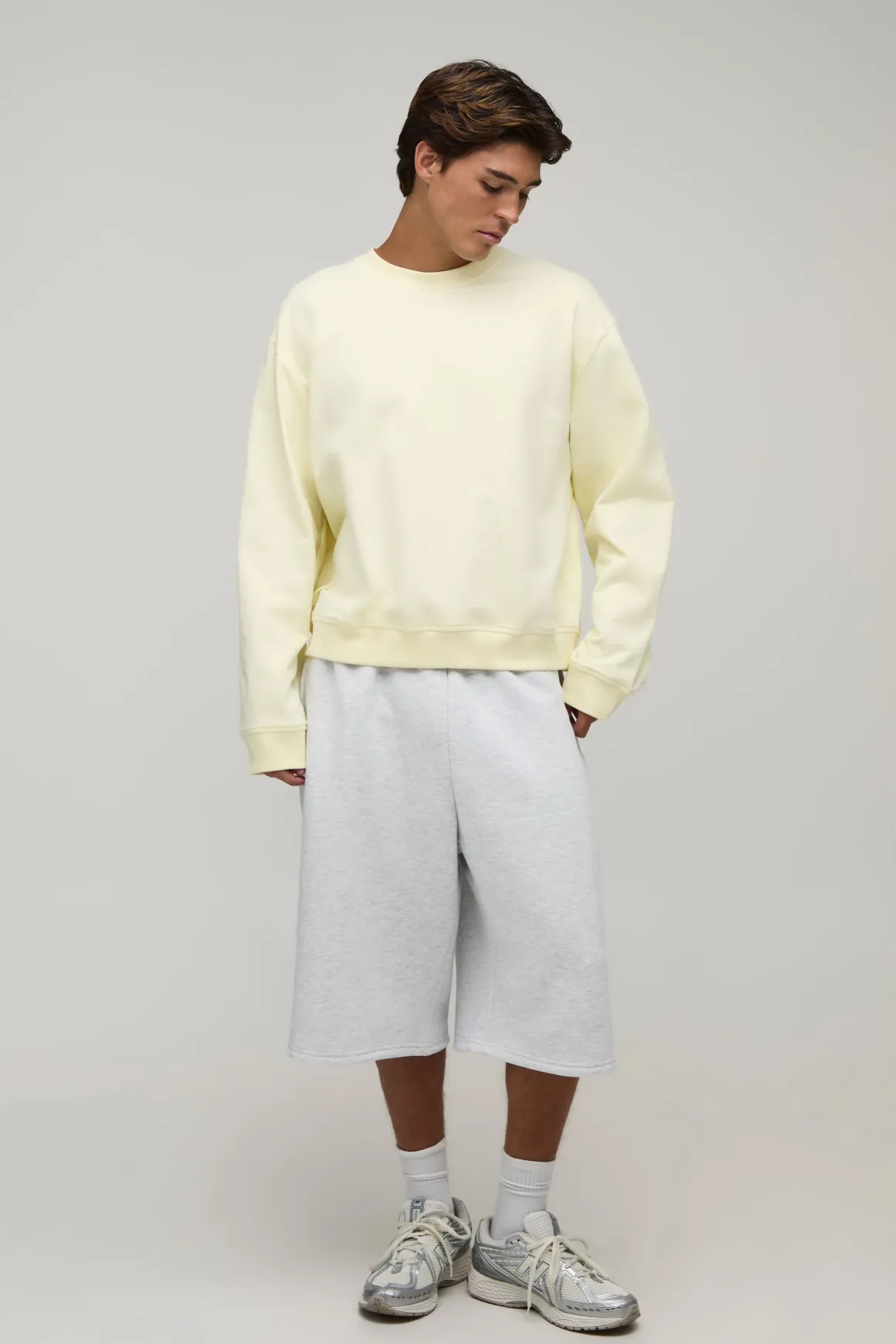 Sweat-shirt Oversize Boxy À Imprimé Worldwide