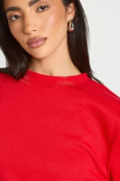 Sweat-shirt Oversize À Col Rond