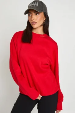 Sweat-shirt Oversize À Col Rond