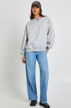 Sweat-shirt Oversize à Col V
