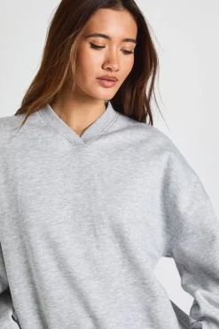 Sweat-shirt Oversize à Col V