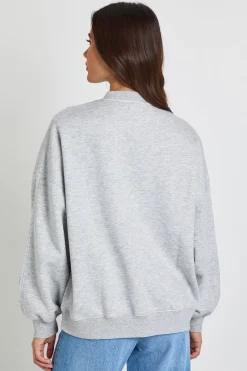 Sweat-shirt Oversize à Col V