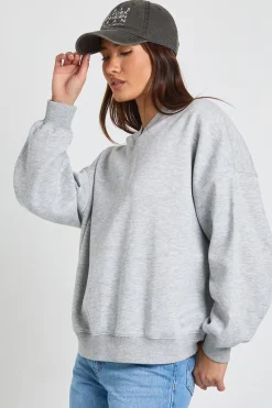 Sweat-shirt Oversize à Col V